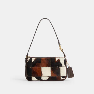 Coachtopia Plaza Bag In Upcrafted Haircalf With Cow Print